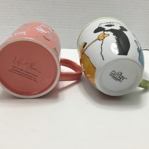 Mornings Are Ruff Variety Dog Breeds Coral New Bone China Coffee Mug - Picture 7 of 7